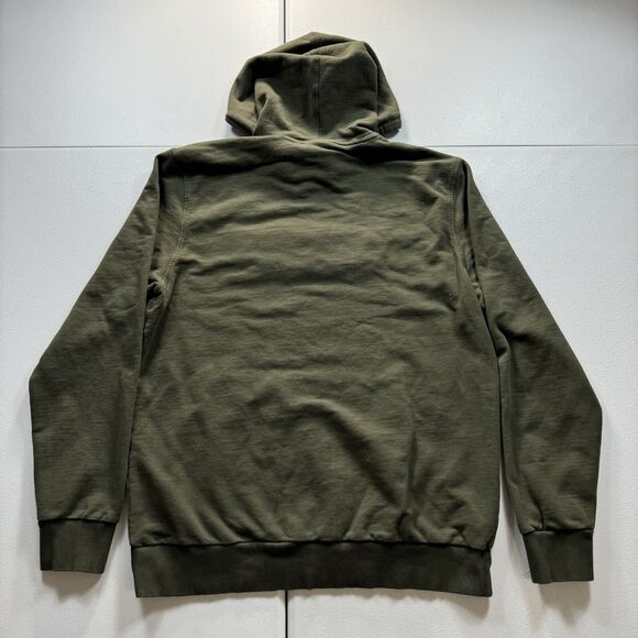Oakley Embossed Logo Hoodie Men’s Large Green Tech Drawstring Sweatshirt Y2K - Picture 4 of 6